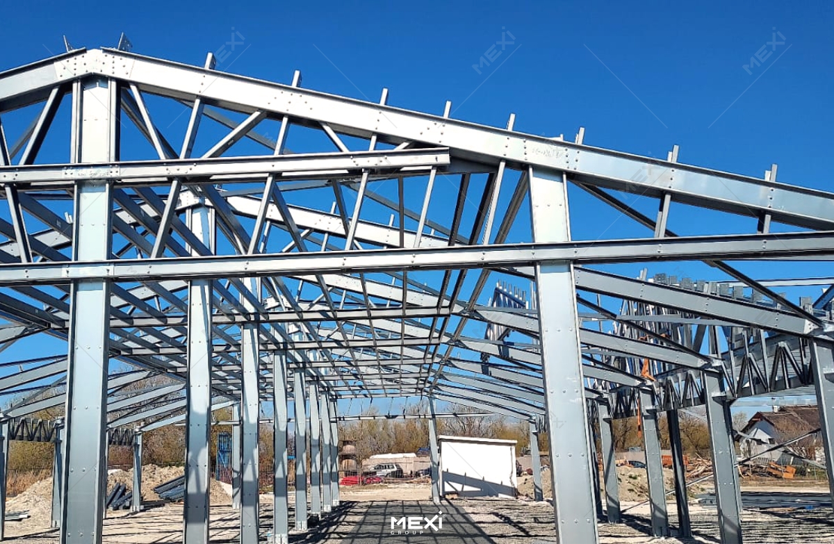 constructie cu deshidere mare pe structura metalica