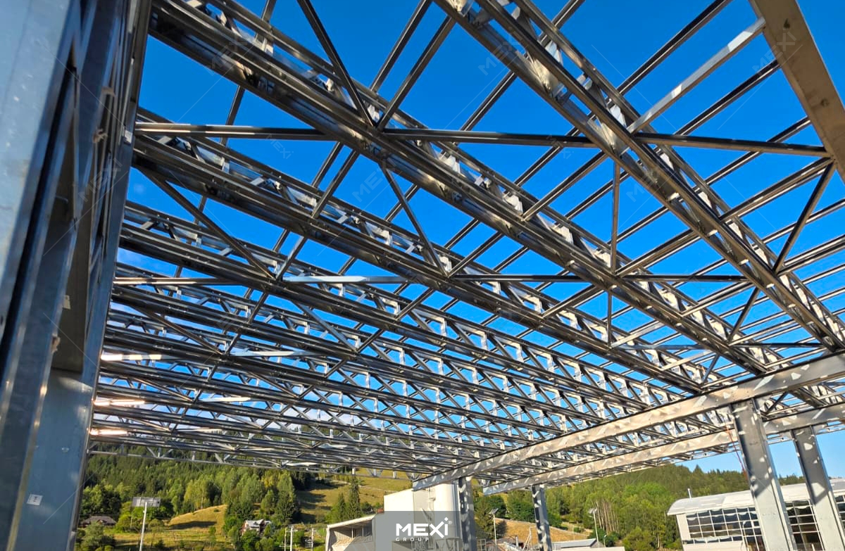 structura metalică stație de benzinărie